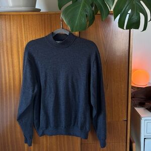 Pronto Uomo Dark Charcoal Turtleneck Sweater